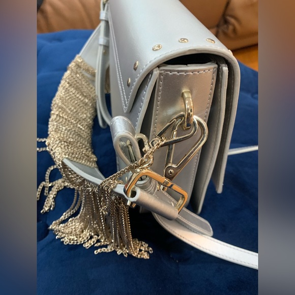 Silver Roberto Cavalli Cross Bag - Picture 6 of 8